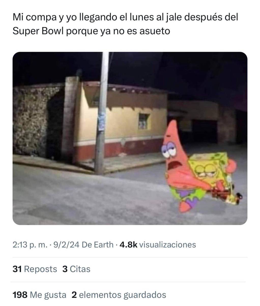 Memes del Super Bowl 2024