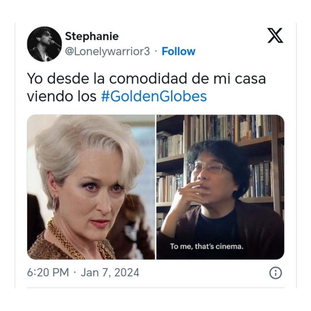 Los mejores memes de los Golden Globes 2024