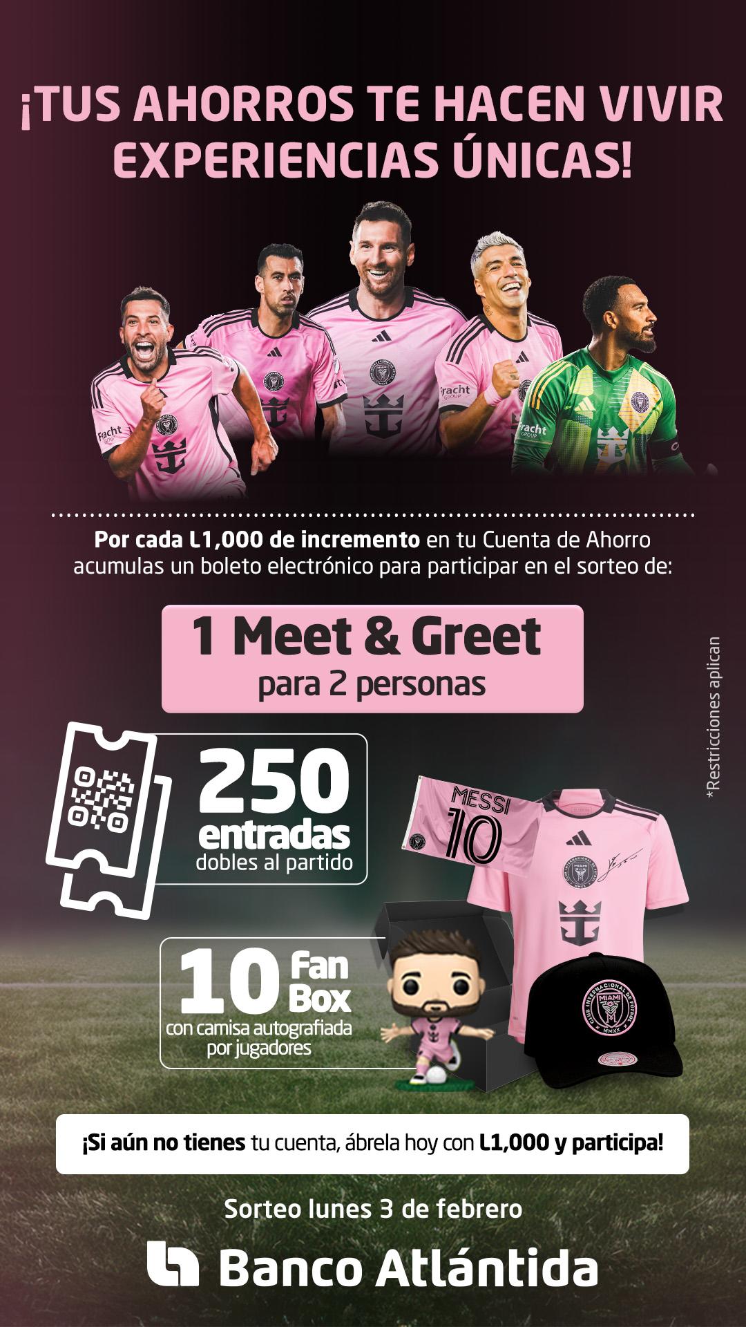 Banco Atlántida te lleva al evento deportivo del siglo. Banco Atlántida te lleva al evento deportivo del siglo.