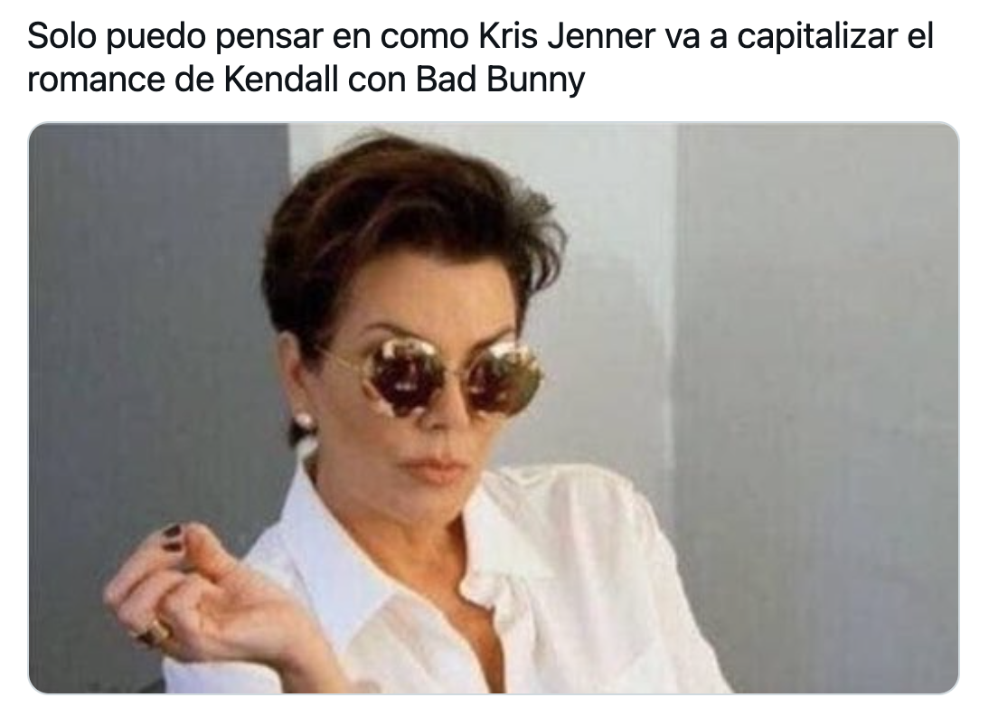 Los mejores memes de la nueva relación de Bad Bunny y Kendall Jenner