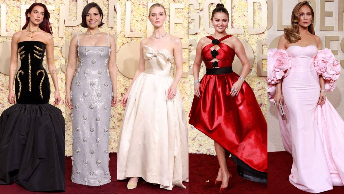 Las celebrities apostaron por la elegancia, sofisticación y un toque de audacia en la red carpet de la 81 entrega de los Golden Globe Awards. Aquí algunos de nuestros looks favoritos.