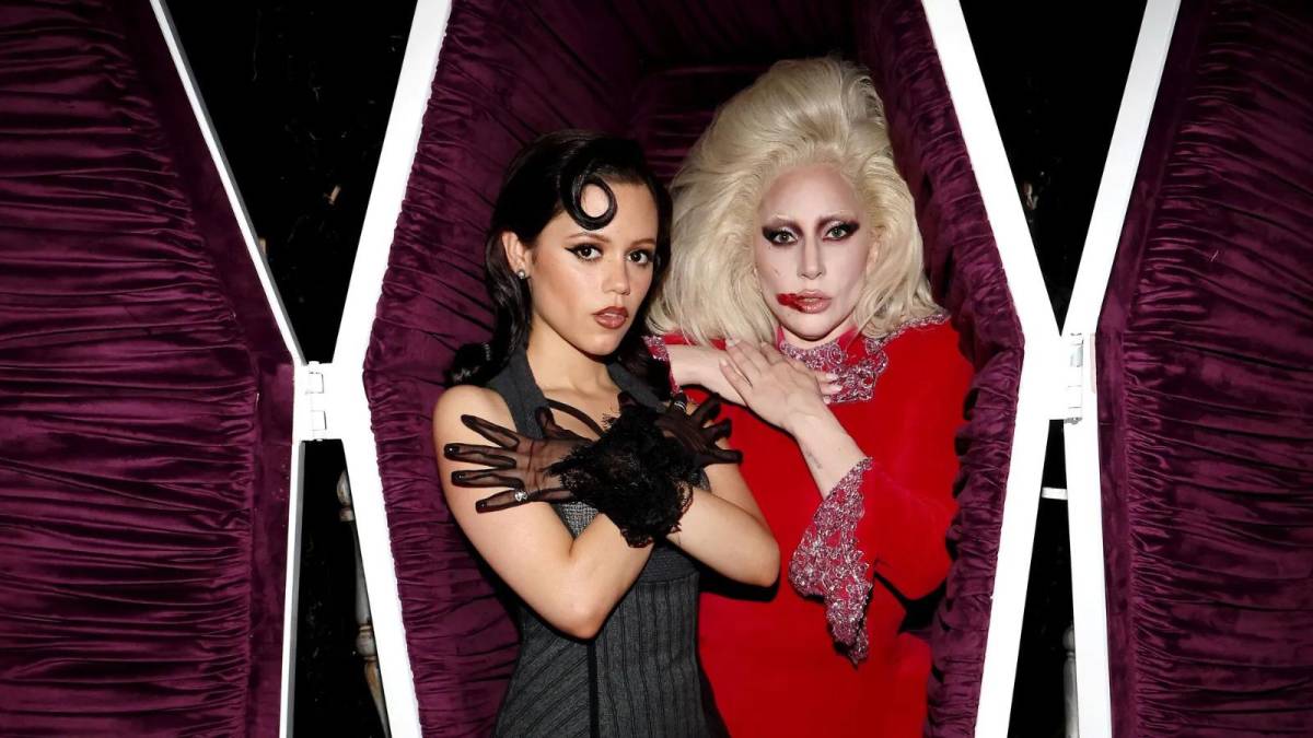 Lady Gaga y Jenna Ortega en Tudum 2025. Lady Gaga y Jenna Ortega en Tudum 2025.