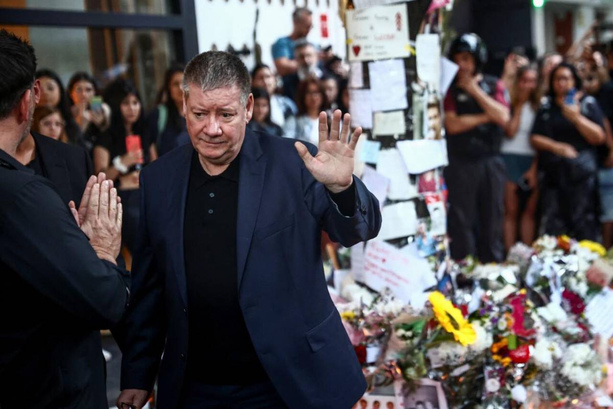 Geoff Payne en el lugar donde murió su hijo. Geoff Payne en el lugar donde murió su hijo.