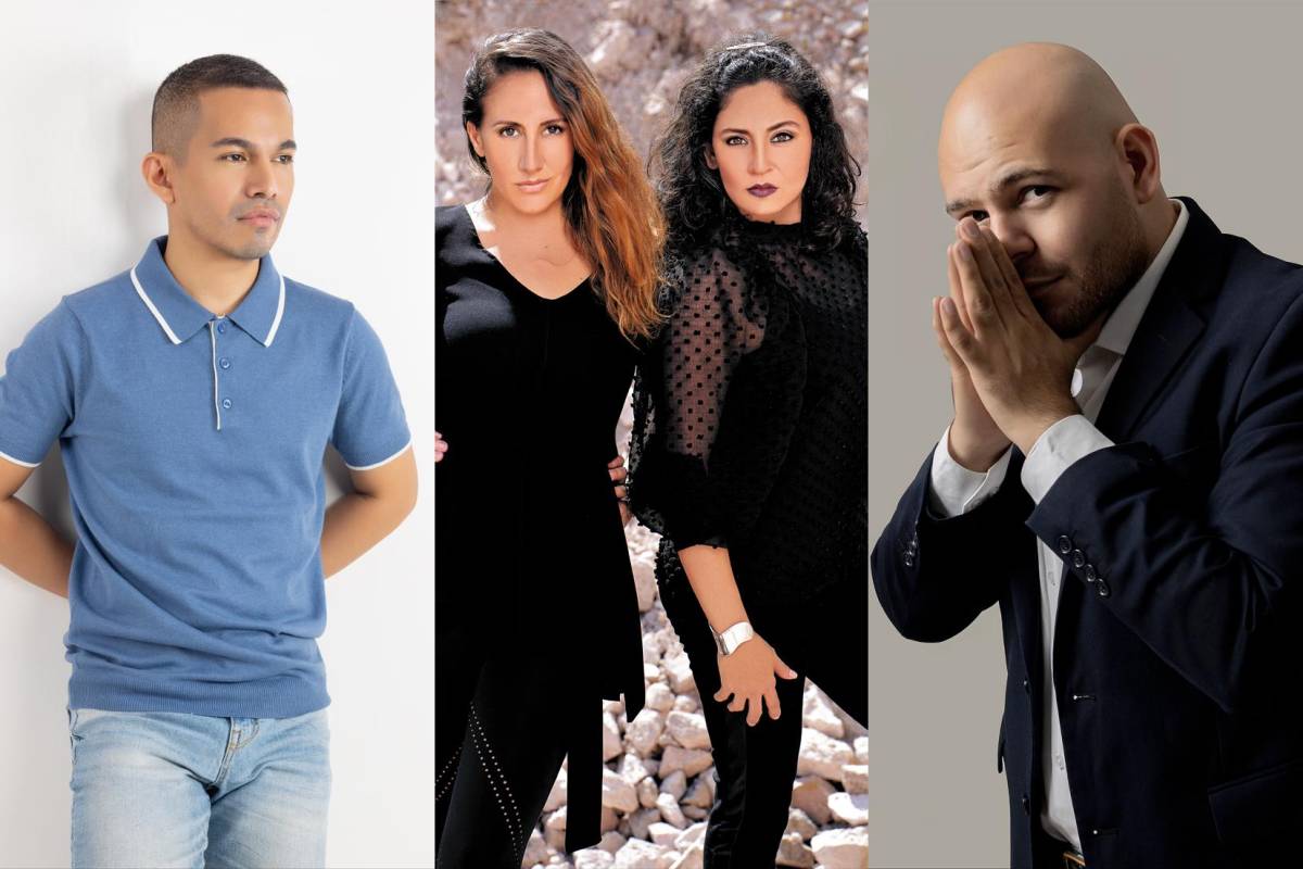 Tirso Rubio; Gabriela Zelaya y Evelyn Madrid de Morena Perpetua y Lawin Paz Tirso Rubio; Gabriela Zelaya y Evelyn Madrid de Morena Perpetua y Lawin Paz