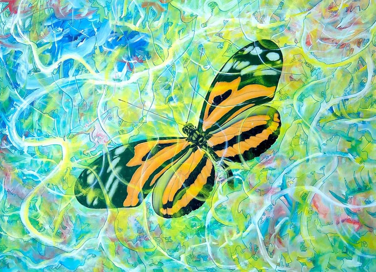 Su colección “Butterflies and Beetles” la realizó para crear conciencia de la extinción de los insectos. Su colección “Butterflies and Beetles” la realizó para crear conciencia de la extinción de los insectos.