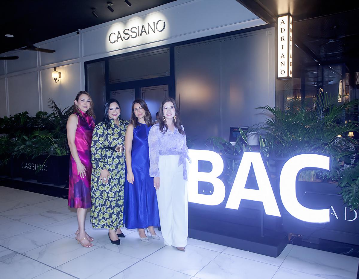 Wendy Valenzuela, Andrea Cálix, Fabiola Cañas y Andrea Pacheco de BAC.