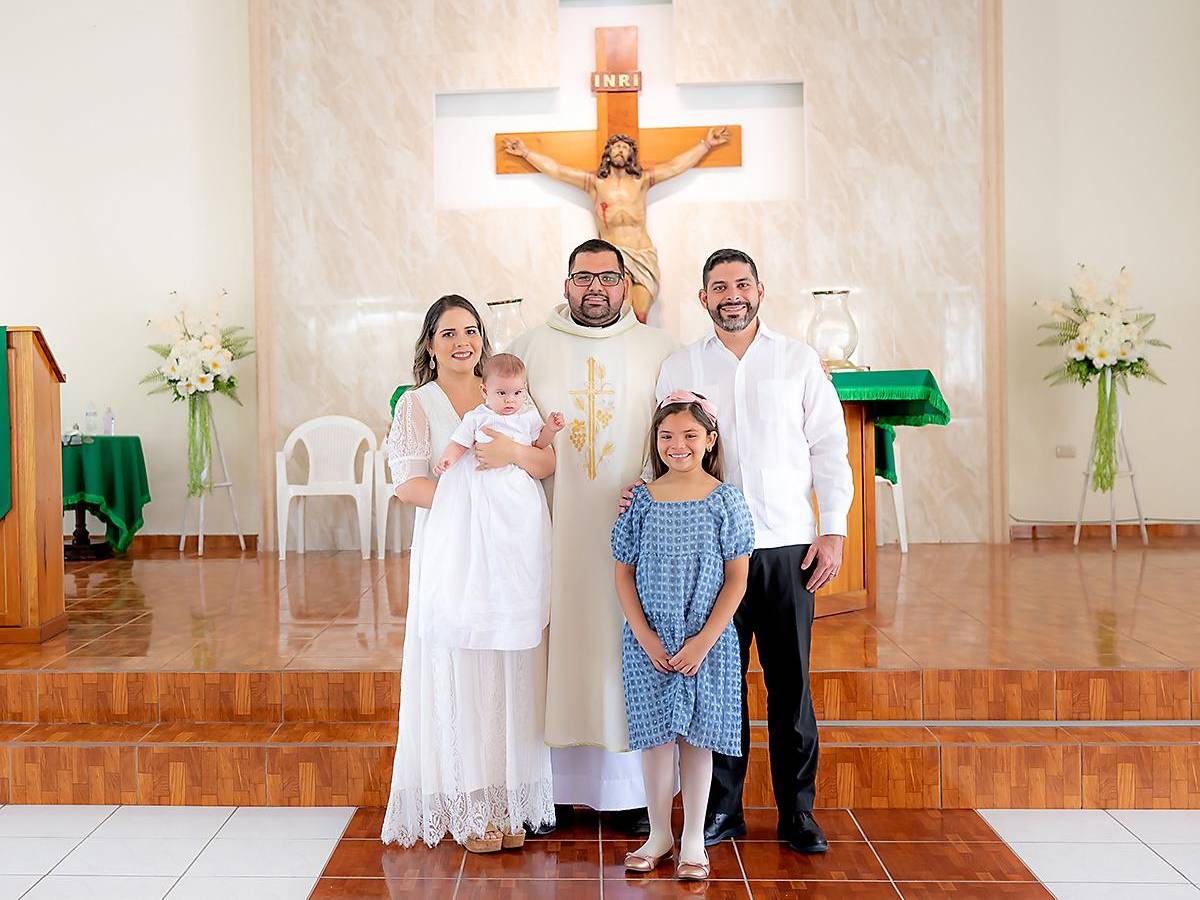 El bautizo de Christian André Valladares