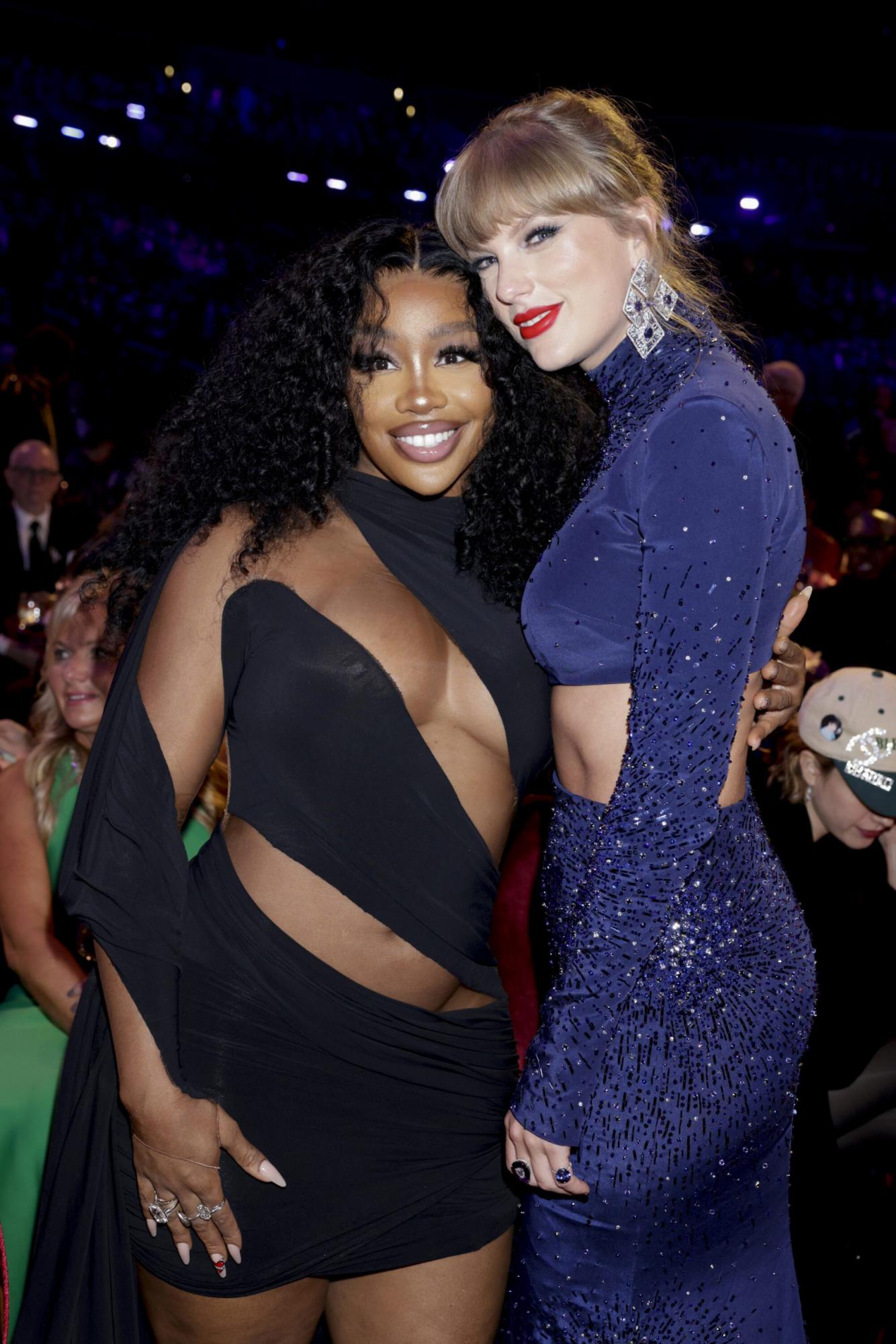 SZA y Taylor Swift en los Grammy 2023. SZA y Taylor Swift en los Grammy 2023.