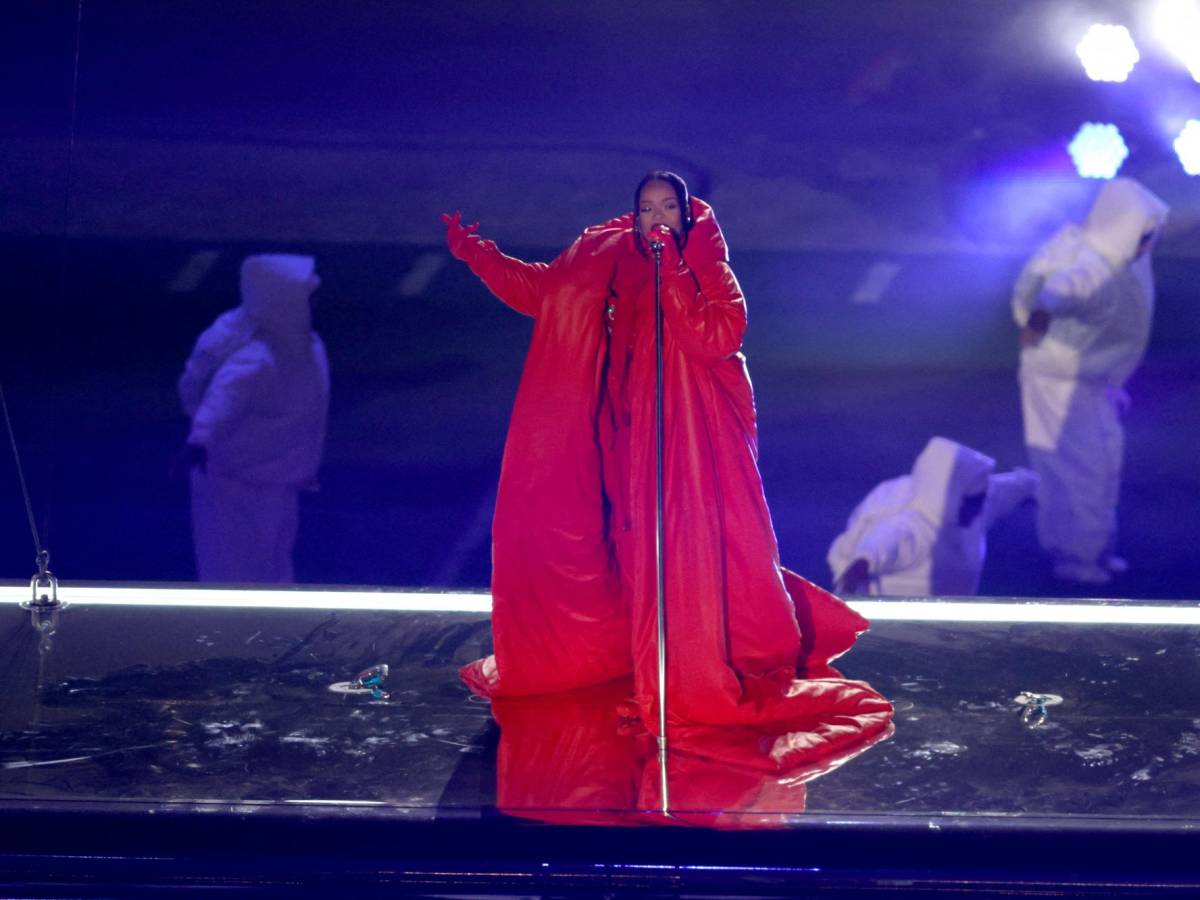 Rihanna conquistó el Super Bowl...embarazada Rihanna conquistó el Super Bowl...embarazada