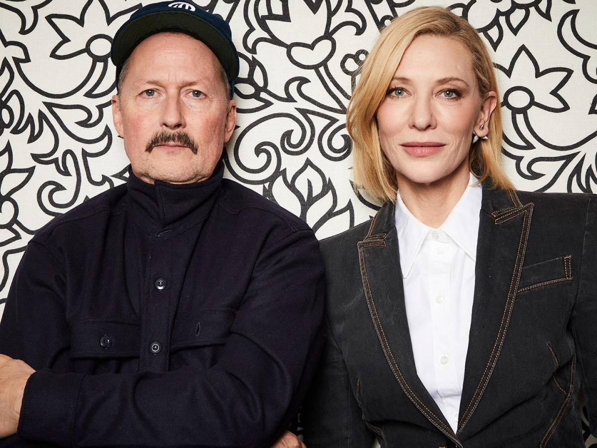 Cate junto a Todd Field, director de TÁR