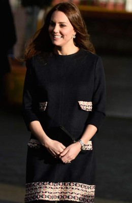 Kate Middleton, radiante en pleno embarazo