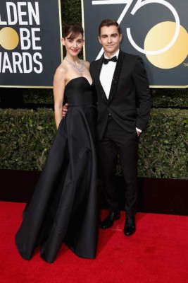 BEVERLY HILLS, CA - JANUARY 07: Actors Alison Brie (L) and Dave Franco attend The 75th Annual Golden Globe Awards at The Beverly Hilton Hotel on January 7, 2018 in Beverly Hills, California. Frederick M. Brown/Getty Images/AFP== FOR NEWSPAPERS, INTERNET, TELCOS & TELEVISION USE ONLY ==
