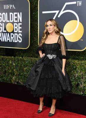 Sarah Jessica Parker arrives for the 75th Golden Globe Awards on January 7, 2018, in Beverly Hills, California. / AFP PHOTO / VALERIE MACON Sarah Jessica Parker arrives for the 75th Golden Globe Awards on January 7, 2018, in Beverly Hills, California. / AFP PHOTO / VALERIE MACON