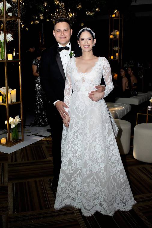 Raúl Andino y su amada esposa Alejandra Cárcamo.