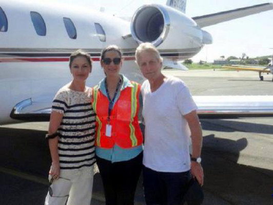 Catherine Zeta-Jones y Michael Douglas nuevamente en Honduras