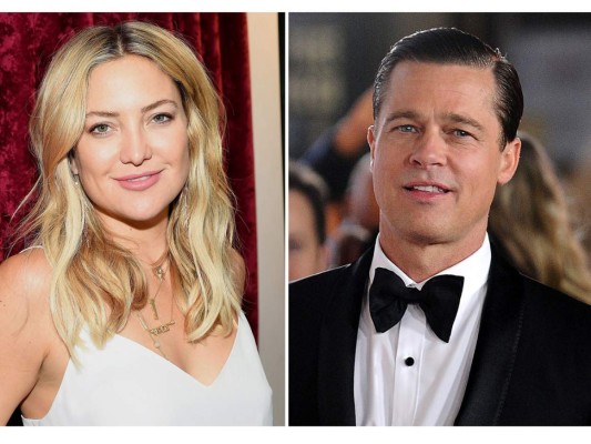 Brad Pitt y Kate Hudson son solo 'amigos' para el sitio HollywoodLife