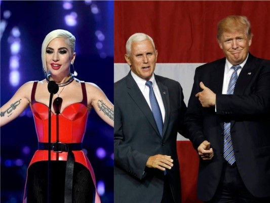 Lady Gaga ataca al presidente Donald Trump y al Vicepresidente Mike Pence
