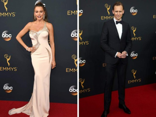 Sofía Vergara en Versace / Tom Hiddleston en Gucci