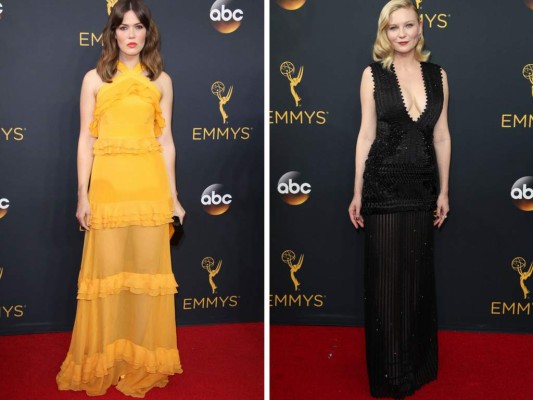 Mandy Moore en Prabal Gurung / Kirsten Dunst Mandy Moore en Prabal Gurung / Kirsten Dunst