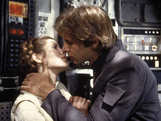 La historia de amor de Carrie Fisher y Harrison Ford
