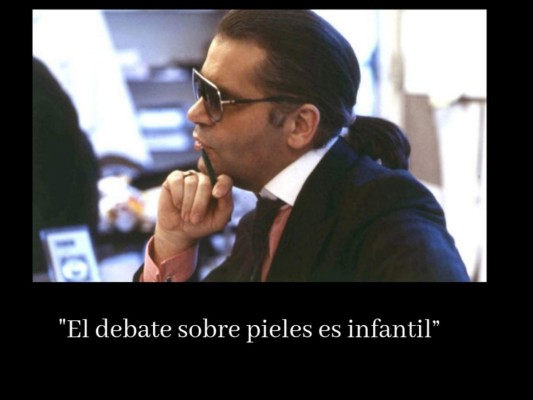 Las frases excéntricas de Karl Lagerfeld