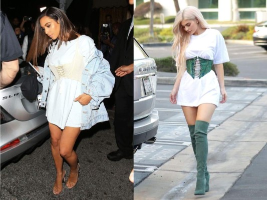 Los looks similares de Kylie Jenner y Kim Kardashian