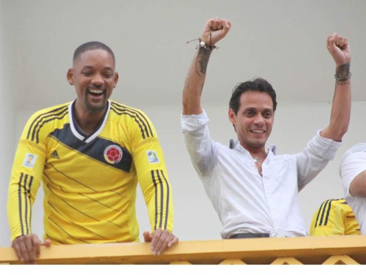 Will Smith celebra con Colombia