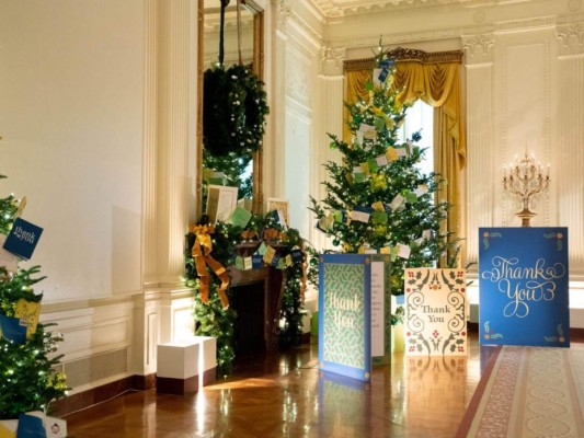 La primera Navidad de los Biden en la Casa Blanca