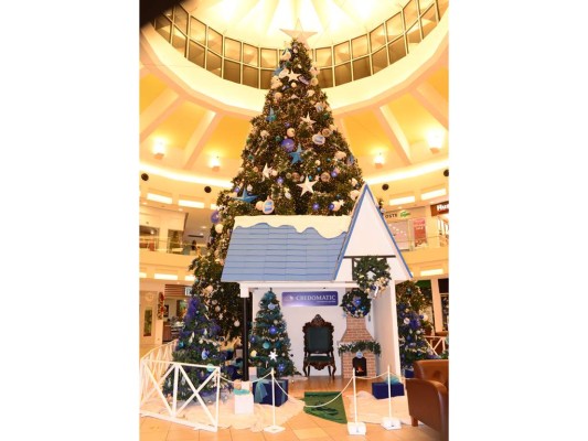 El árbol de Navidad de Mall Multiplaza en San Pedro Sula