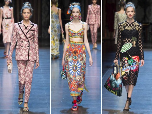 Explosión de colores en la primavera verano de Dolce y Gabbana