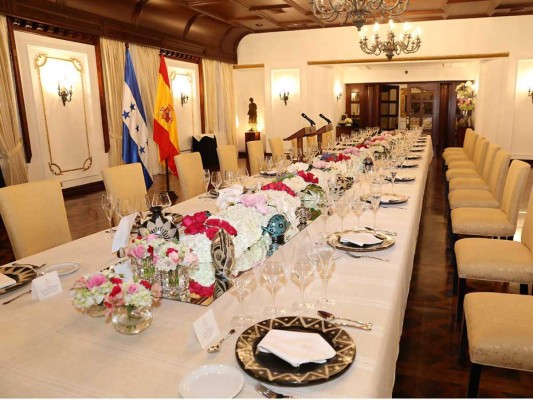 Honduras: Una cena con Letizia en Casa de Gobierno