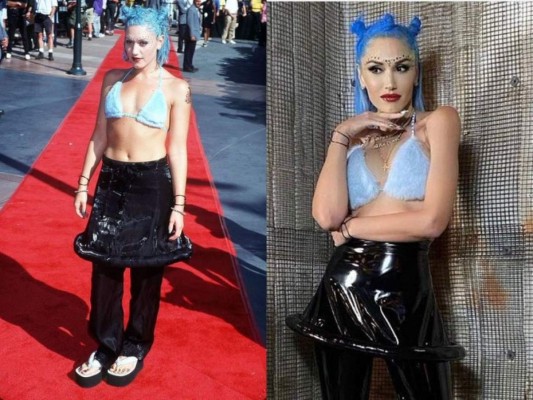Gwen Stefani recrea sus antiguos looks en su nuevo video musical