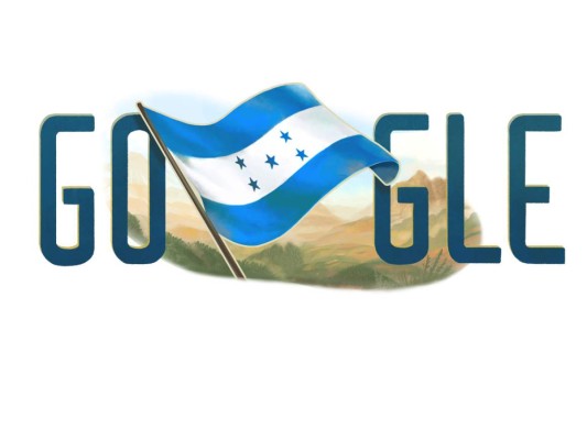 Google desea un feliz Día de Independencia a Honduras