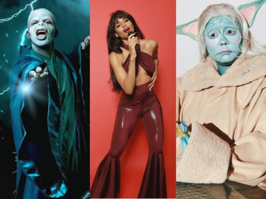 ¡Boo! Las celebridades celebraron Halloween este año a lo grande. Aquí te dejamos algunos de los mejores disfraces de 2021.