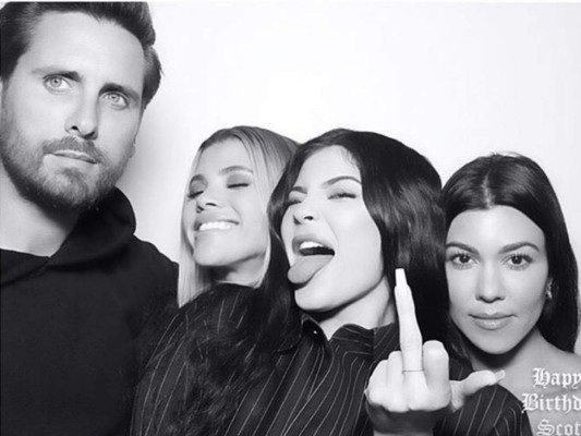 Scott Disick celebró su cumpleaños junto a su novia y su ex Kourtney Kardashian