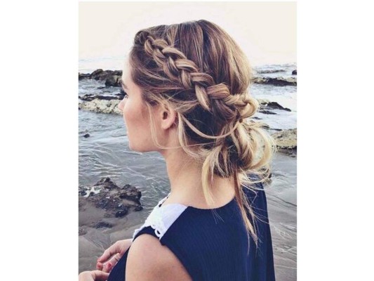 Trenza lateral desordenada