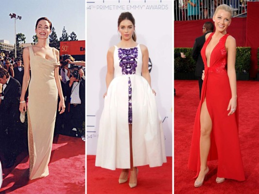 Como previa a la 67 edición de los premios Emmy repasamos a las mejor vestidas de la alfombra roja de los galardones televisivos que se entregarán el domingo.