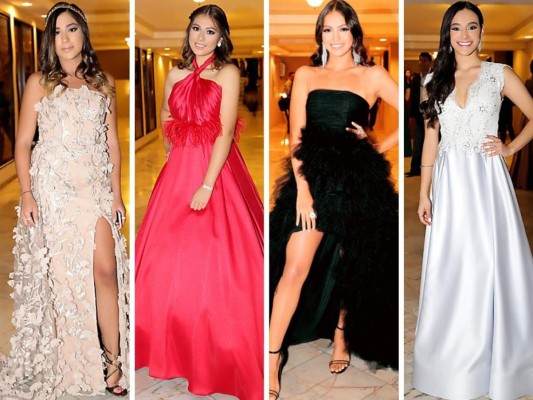 Glamour y elegancia: Te mostramos las graduadas que optaron por hermosos vestidos de diseñadores hondureños.