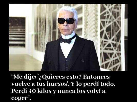 Las frases excéntricas de Karl Lagerfeld