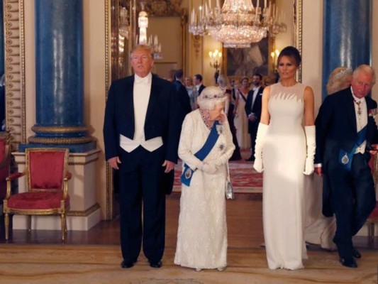 Galería de fotos de la visita de Trump a el Reino Unido