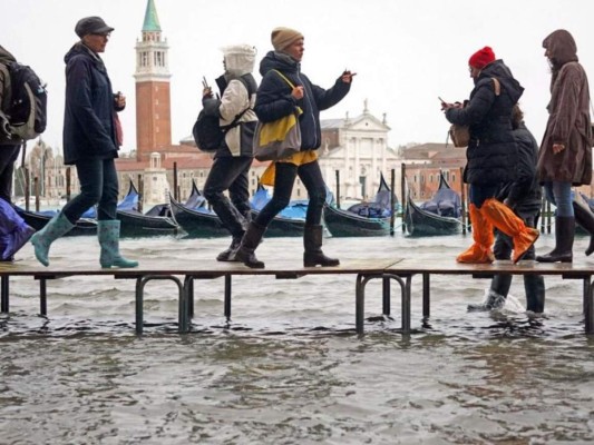 ¡Se inunda Venecia!  