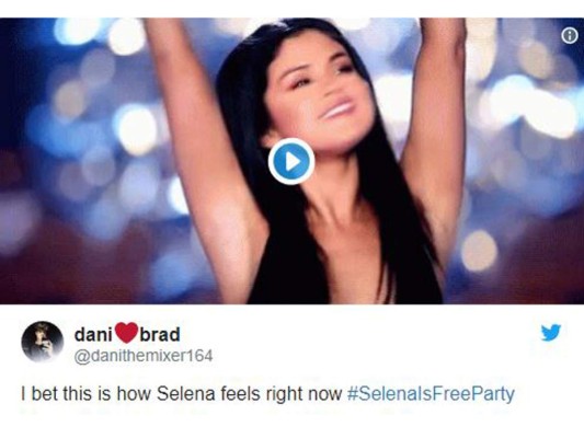 Fans de Selena Gómez celebran que ya no volverá con Justin