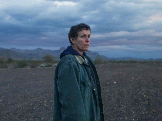 La ganadora como mejor actriz Frances McDormand, 'Nomadland'