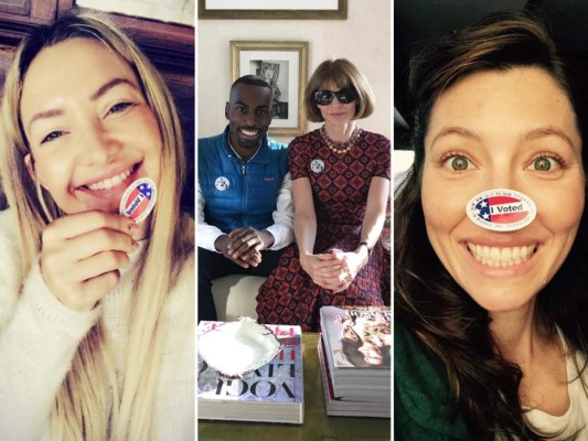 Celebridades que votaron en las elecciones USA 2016