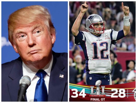 Trump predijo que ganarían los Patriotas ¡Y ganaron!
