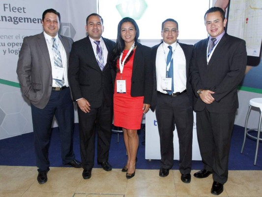 Javier Fiallos, Leonel Rivera, Keyra González, Francisco Aguilar y Dennis Cabrera.