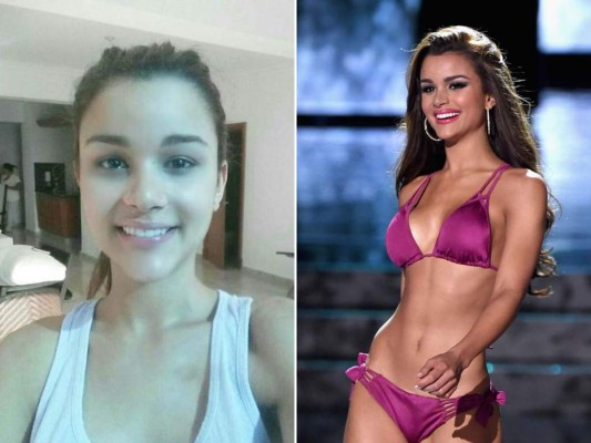 Concursantes del Miss Universo irreconocibles sin maquillaje