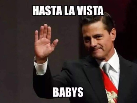 La despedida de Peña Nieto en memes