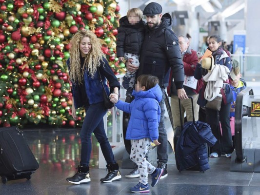 Shakira y su familia en New York
