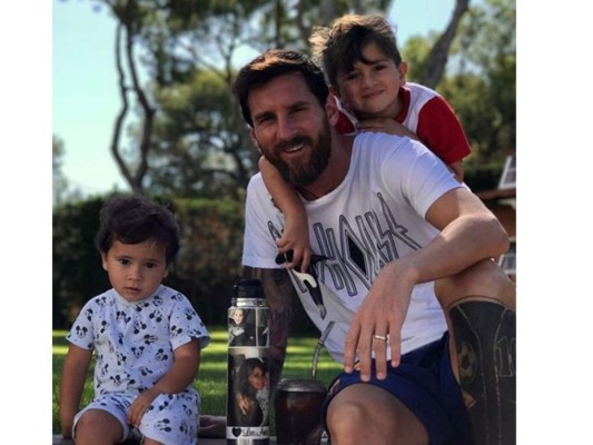 Messi celebró el cumpleaños de su hijo menor